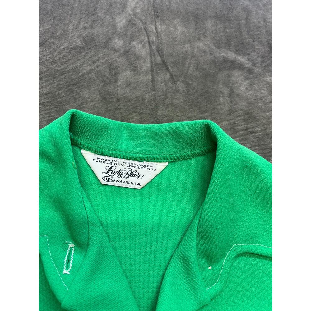 Vintage green Lady Blair button up long sleeve shirt Large - Picture 5 of 7
